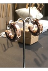 Heide Heinzendorff Rose gold plated silver small hoop earrings