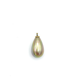 Heide Heinzendorff Change pendant drop gold pearl green / gold with golden top