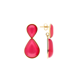 Atelier Louiza Earrings Roxy Fuchsia