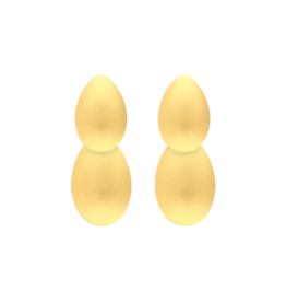 Atelier Louiza Earrings Virginie Classic Matt Gold