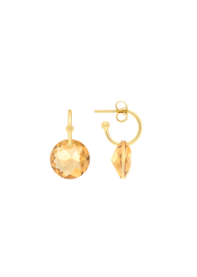 Atelier Louiza Oorbellen Julie 02 Topaz-Shiny gold