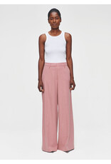 Zenggi Wide Leg Flannel Pants Cashmere Rose