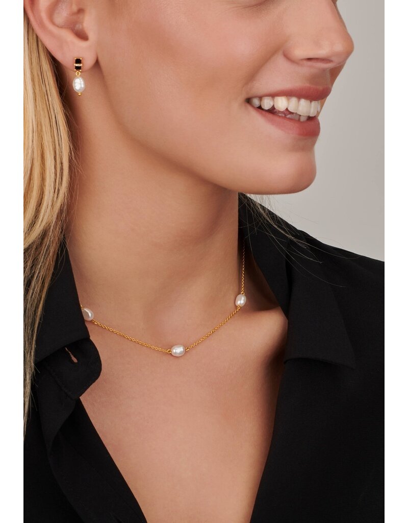 Diamanti per Tutti Nacre necklace gold plated