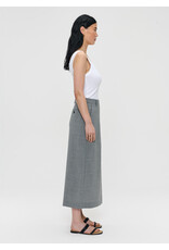 Zenggi Tropical wool straight skirt