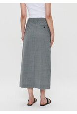 Zenggi Tropical wool straight skirt