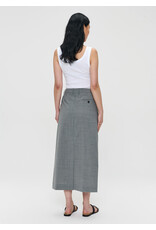 Zenggi Tropical wool straight skirt