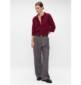 Zenggi Fine wool polo cardigan