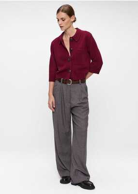 Zenggi Fine wool polo cardigan