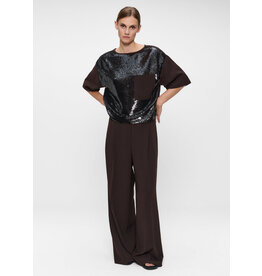 Zenggi Japanese crepe sequin top