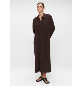 Zenggi Techno silk pleated shirt dress