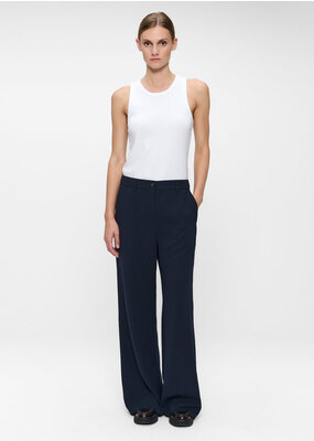 Zenggi Japanese crepe micky wide leg pants