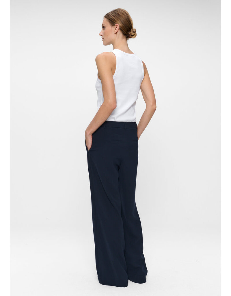 Zenggi Japanese crepe micky wide leg pants