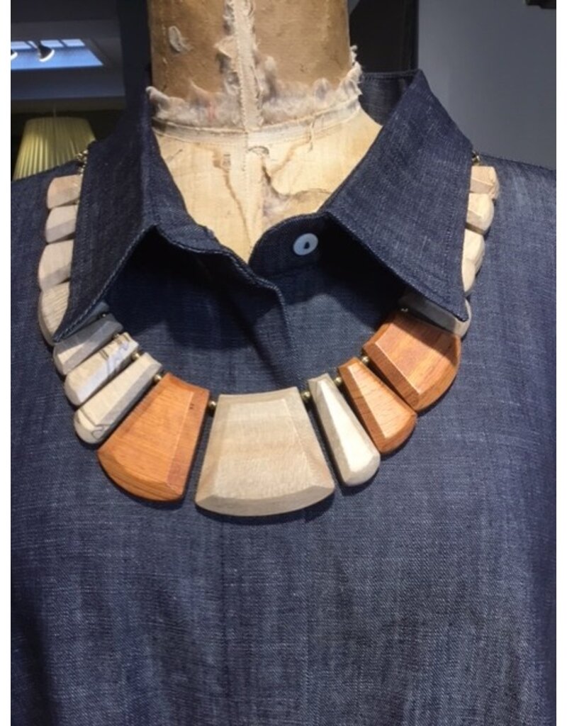 nature bijoux Collier bois de bayong et tamarinier