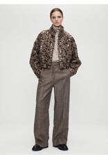 Zenggi Sequin Wool Cropped  jacket