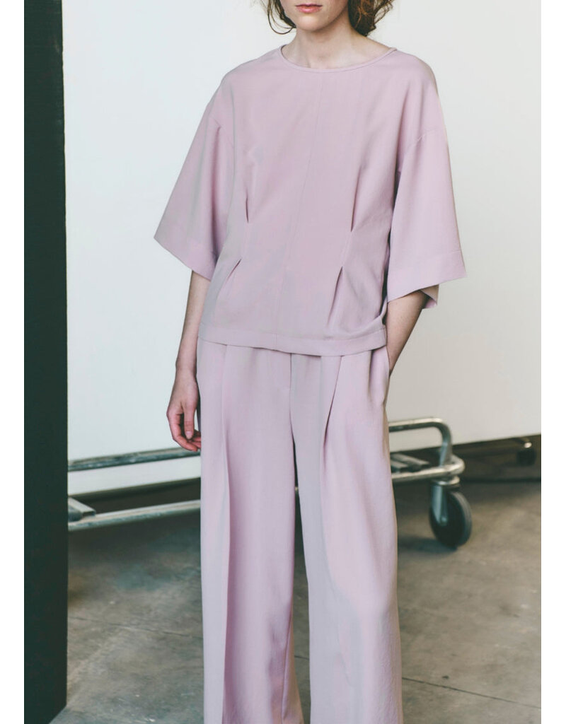 Zenggi Japanese crepe Tee Top