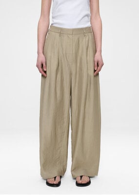 Zenggi Light Linen Mix Jade pants