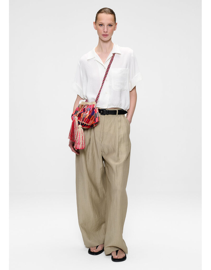 Zenggi Light Linen Mix Jade pants