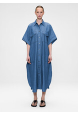 Zenggi Denim Chambray Kaftan dress