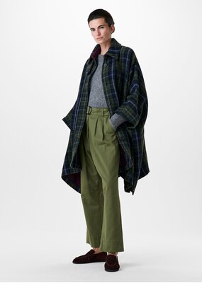 Zenggi Double Face Cape-Coat