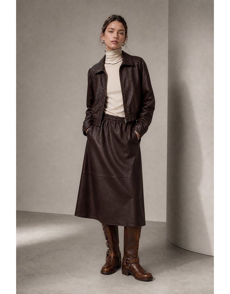 JL Company Elle eco leather skirt