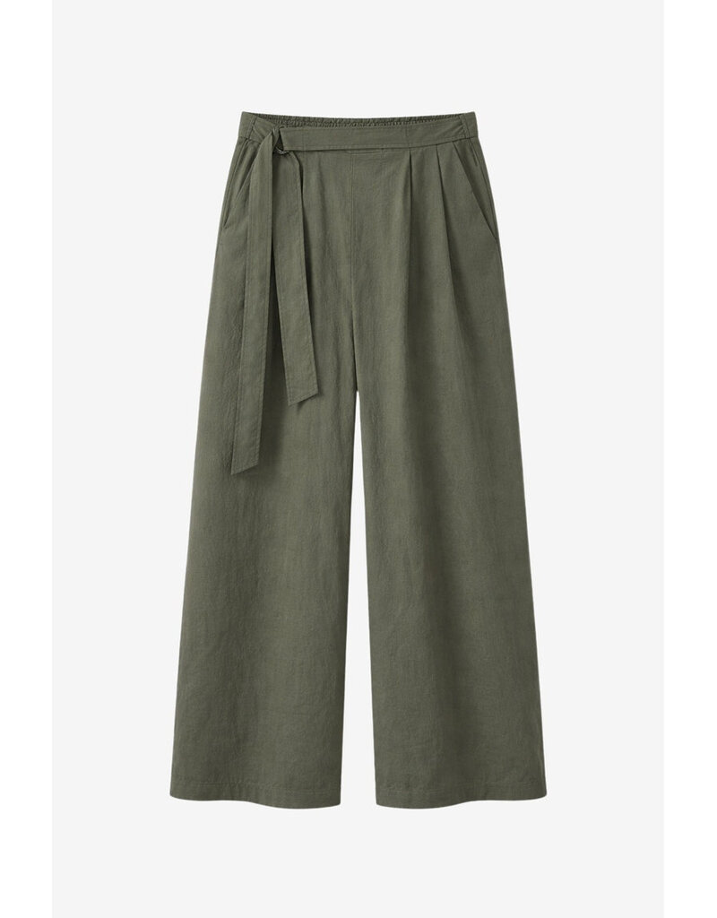 JL Company Fuel cotton pleated pants