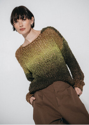 JL Company Cozy colour block pullover FA265