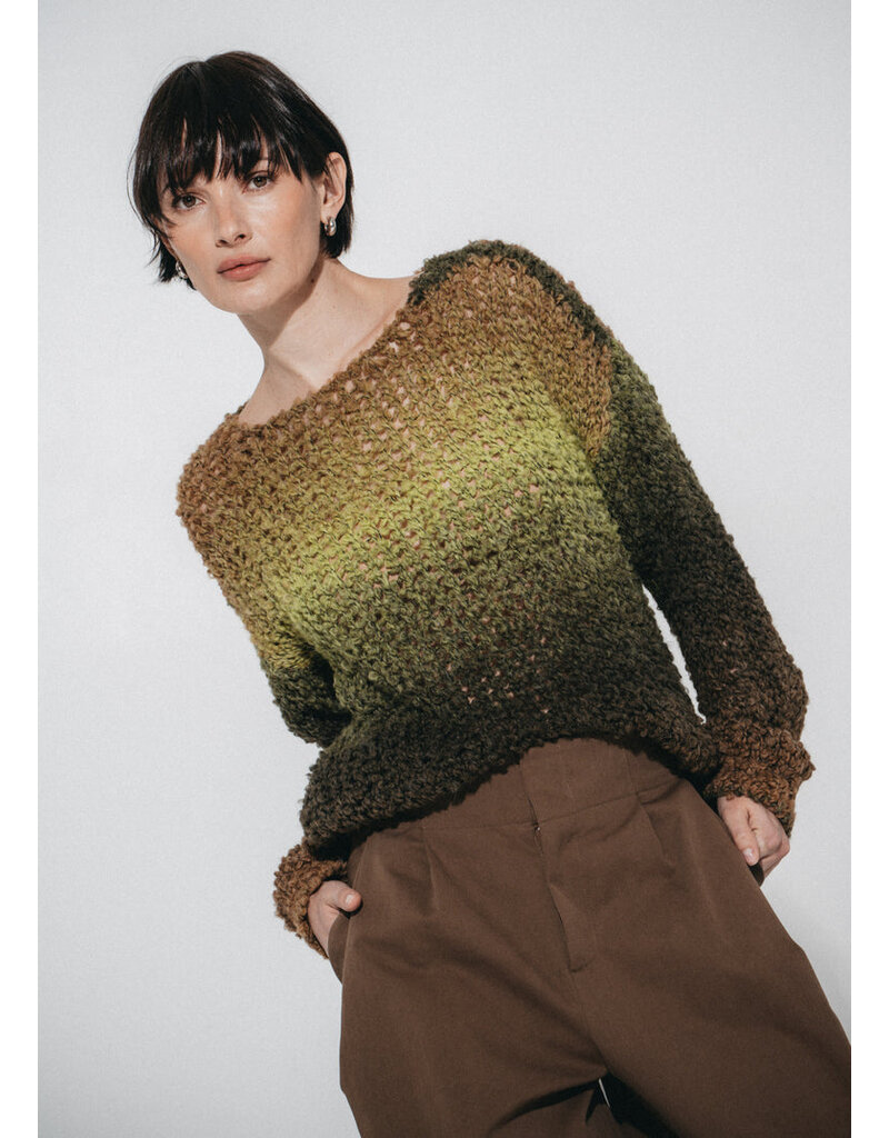 JL Company Cozy colour block pullover FA265