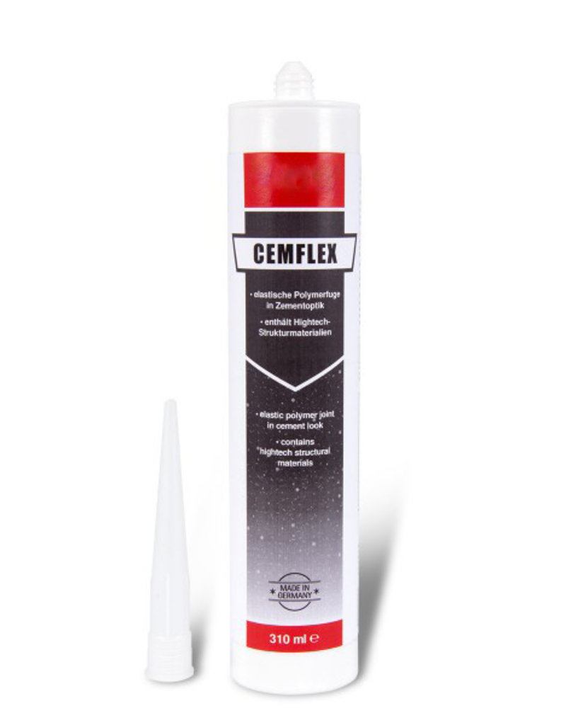 Joint polymère élastique à l'aspect ciment