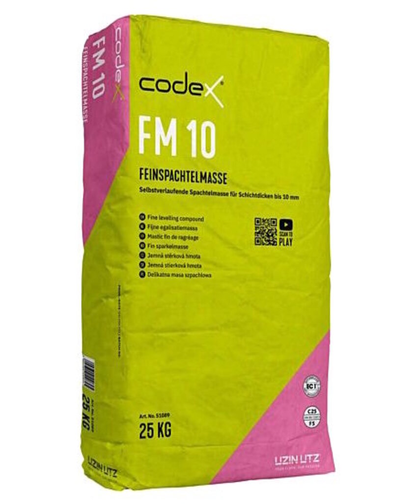 Cementbased leveling compound with low shrinkage stress (up to 10 mm