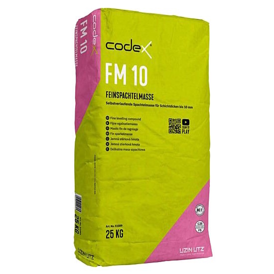 Cementbased leveling compound with low shrinkage stress (up to 10 mm