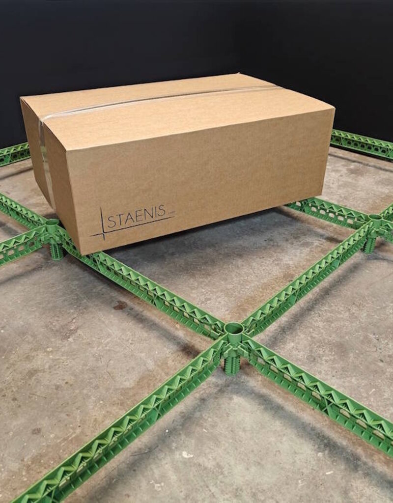 Dry floor grid ± 10 m²
