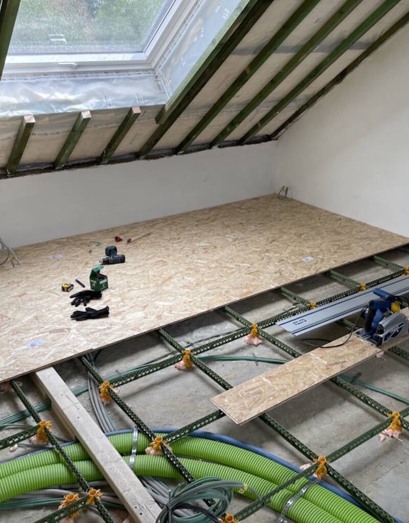 Grille de plancher sec ± 5 m²