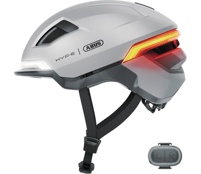 Hyp-E Gleam Silver Fietshelm