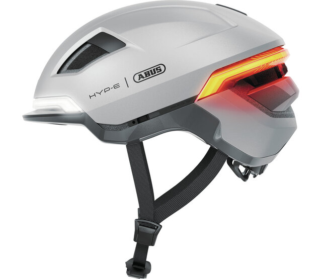 Hyp-E Gleam Silver Fietshelm