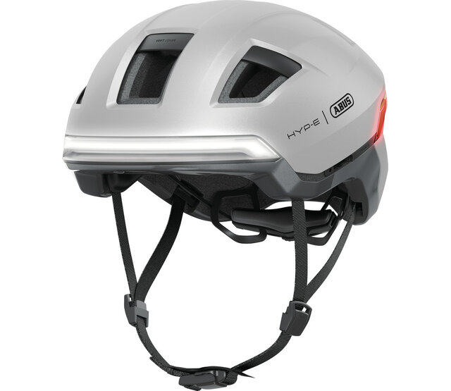 Hyp-E Gleam Silver Fietshelm