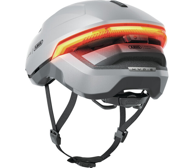 Hyp-E Gleam Silver Fietshelm