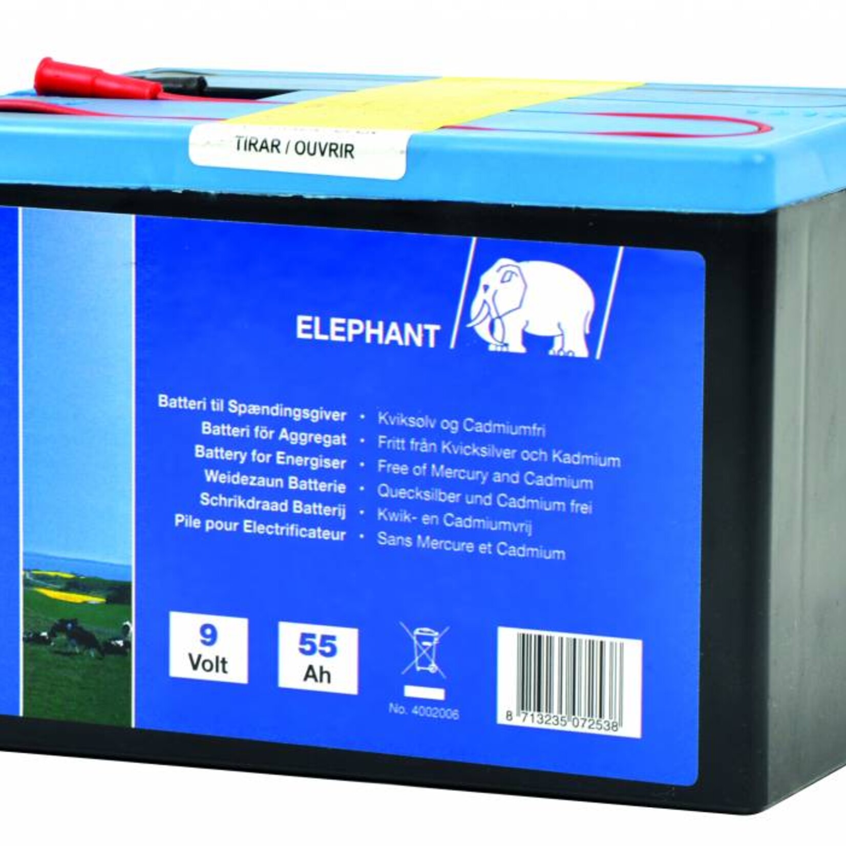 Elephant Alkaline Battery 9V/55Ah