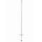 Elephant/Pulsara Plastic post 1,05m, white with 10 wire supports