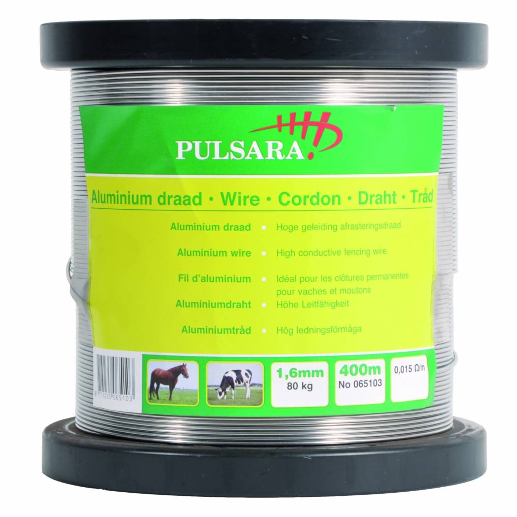 Elephant/Pulsara Aluminiumtråd ø 1,6 mm - 2,5 kg - ca. 400 m