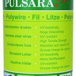 Elephant/Pulsara Polywire, 9 rostfria trådar, vit, 250 m