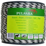 Elephant/Pulsara 3 rustfrie tråde, hvid, 200 m