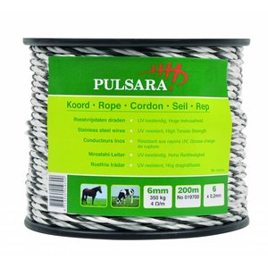 Elephant/Pulsara 6 SS-wires, White, 200m