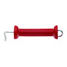 Elephant/Pulsara Gate handle with open hook red