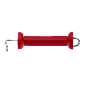 Elephant/Pulsara Gate handle with open hook red