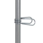 Klips i rustfrit stål til Glasfiberpæl ø12mm (50)