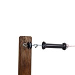 Ledhåndtag med trykfjeder med åben krog, sort (4)