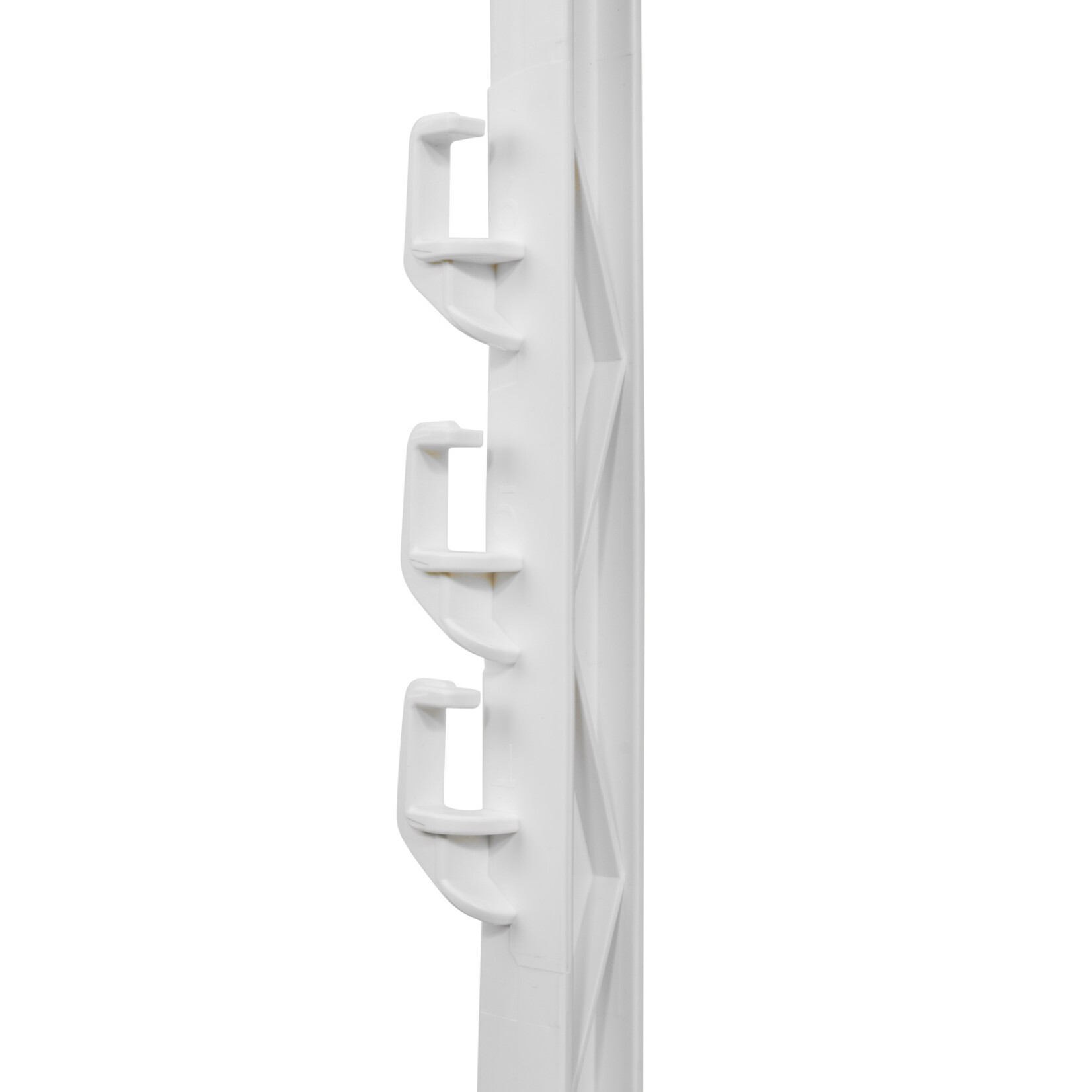 Gallagher 10x Gallagher fårestolpe/hobbystolpe af plast - 75 cm hvid