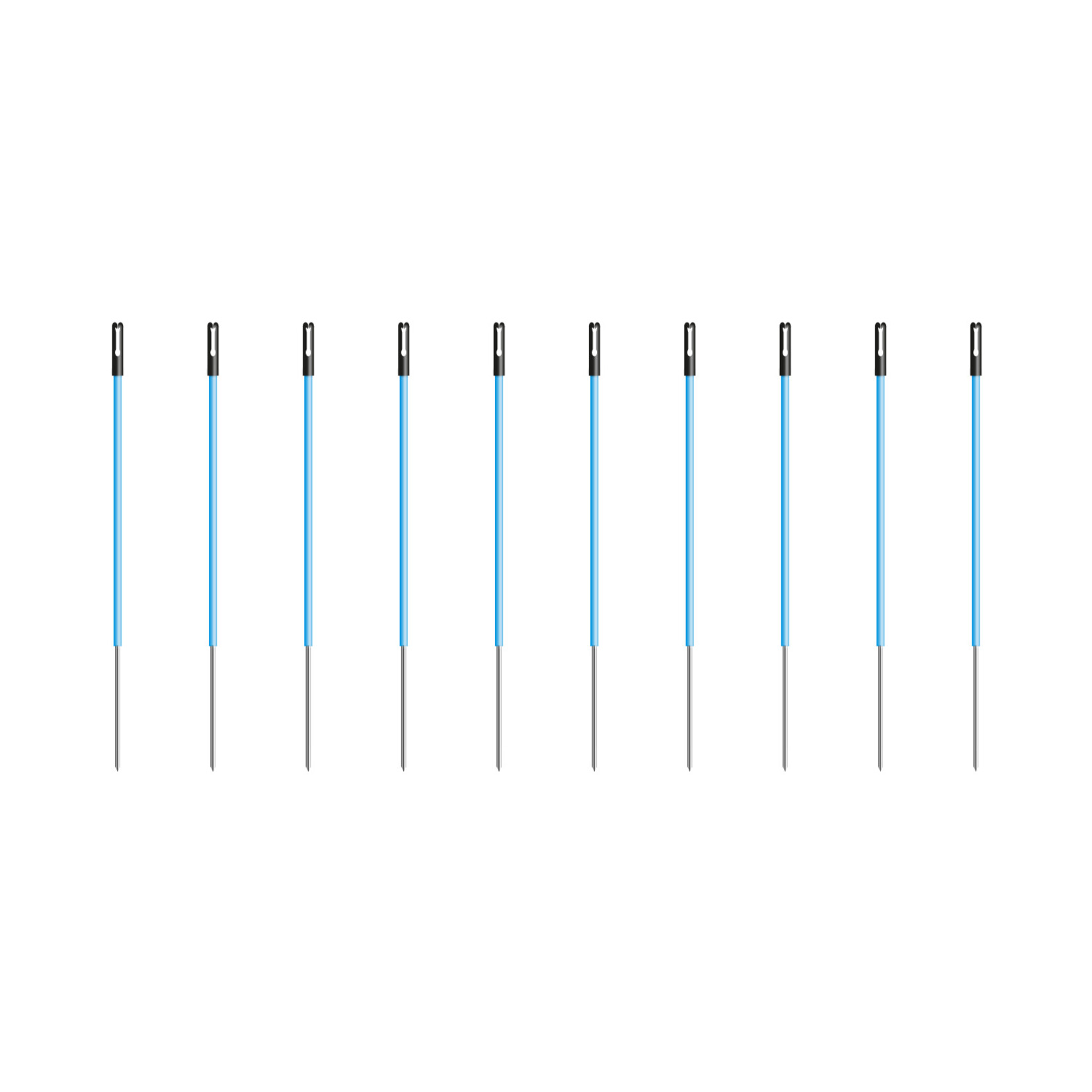 Gallagher 10x Gallagher plasthegnspæl - 13 mm/70 cm blå
