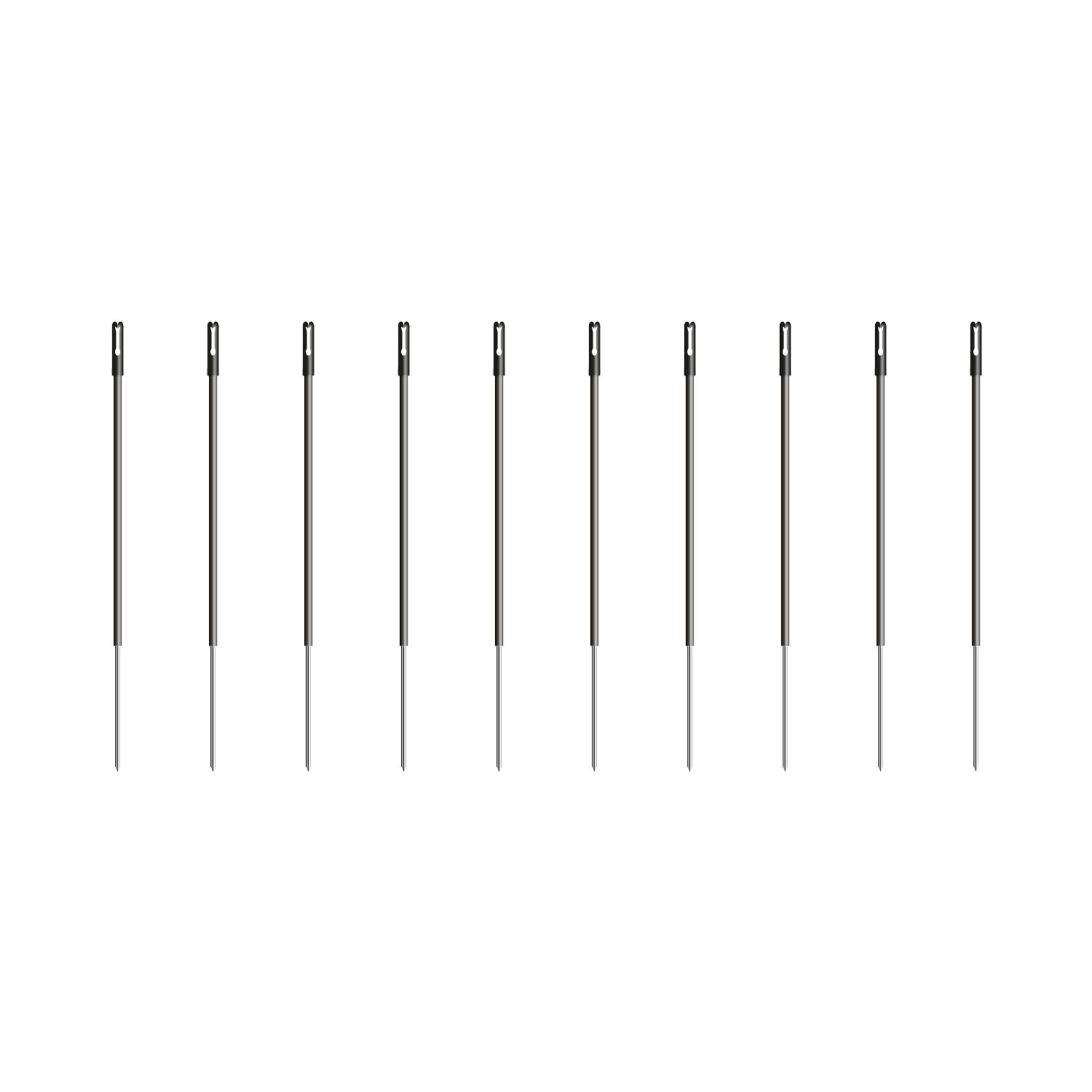 Gallagher 10x Gallagher plastpæl - 13 mm/70 cm sort