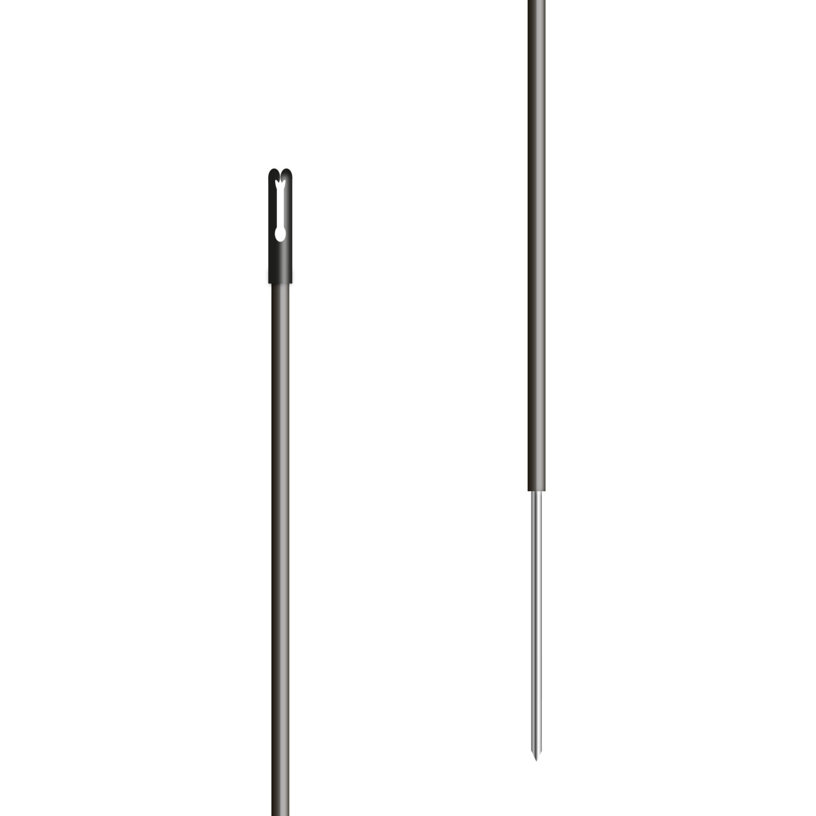 Gallagher 10x Gallagher plastpæl - 13 mm/70 cm sort